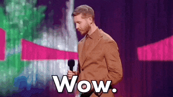 Calvin Harris Wow GIF by BRIT Awards