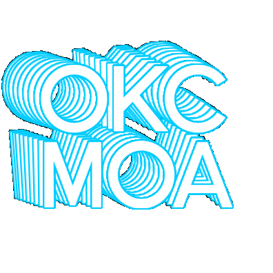 Moa Sticker by OKCMOA