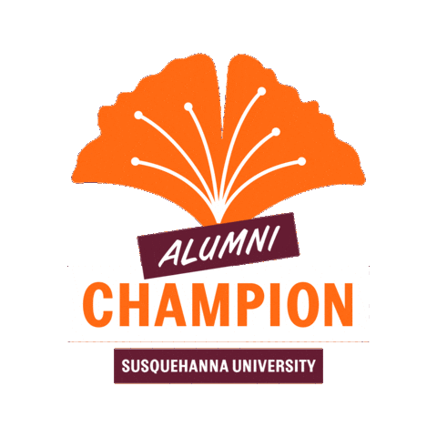 River Hawks Champion Sticker by Susquehanna University