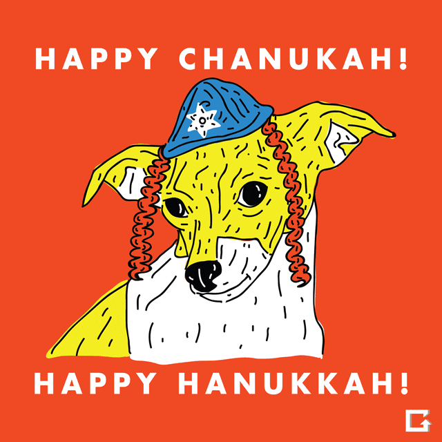 happy hanukkah GIF by gifnews
