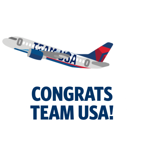 Team Usa Olympics GIF by Delta Air Lines