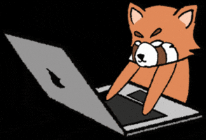 Red Panda Work GIF