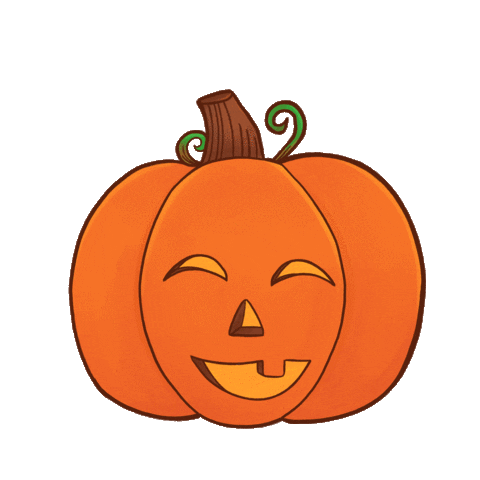 Jack O Lantern Halloween Sticker by Strudelbee