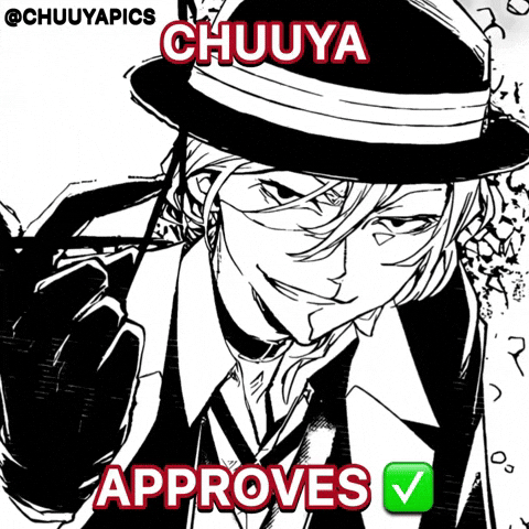 Bungo Stray Dogs Approval GIF