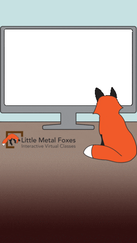 Computer Monitor Sticker by Little Metal Foxes
