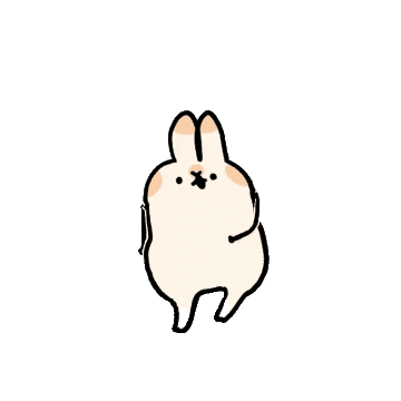 Happy Bunny Sticker by scrubby