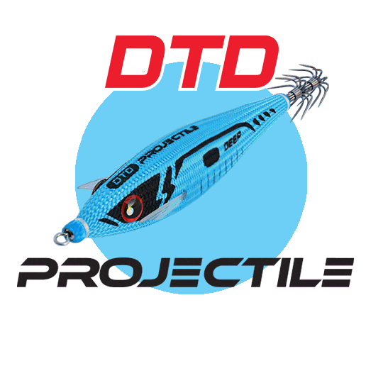 Projectile Sticker by DTD squid jigs
