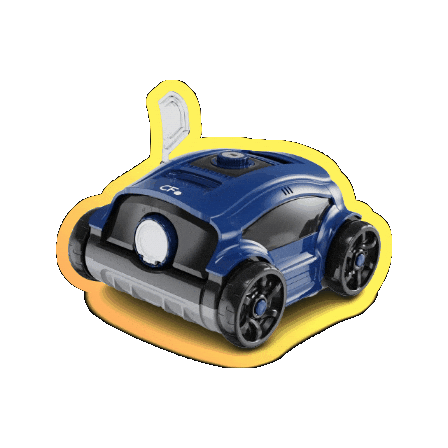 Robot Pool Sticker by DEL