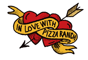 Heart Love Sticker by Pizza Ranch