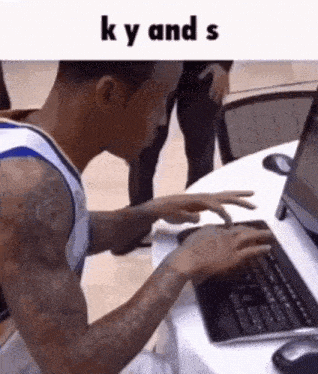 Typing Be Safe GIF