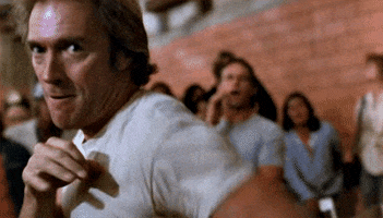 clint eastwood is punching you GIF by Maudit