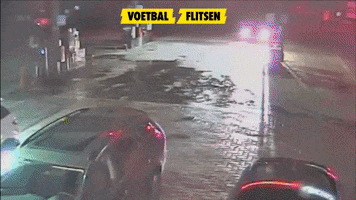 Crashing Petrol Station GIF by voetbalflitsen