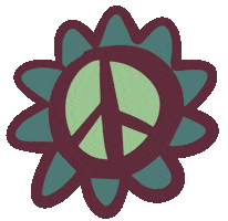 Flower Peace Sticker by elgalgoazul