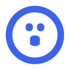 Assustado Bimoji Sticker