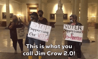 Georgia Voter Suppression GIF by GIPHY News