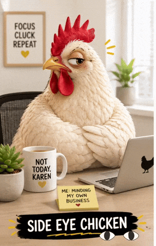 Work Chicken GIF