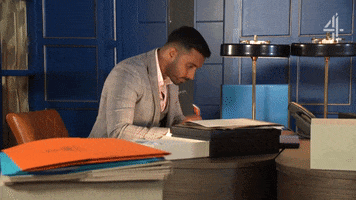 Lawyer Fake Smile GIF by Hollyoaks