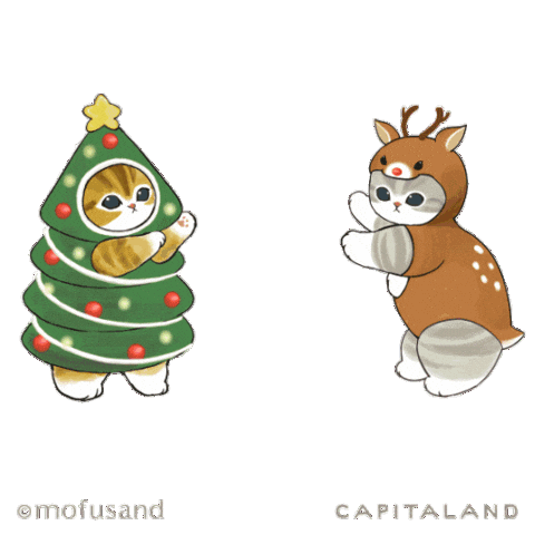 Mofusand Sticker by CapitaLand Malls SG