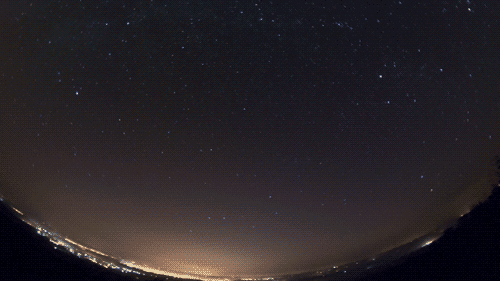 wide angle stars GIF