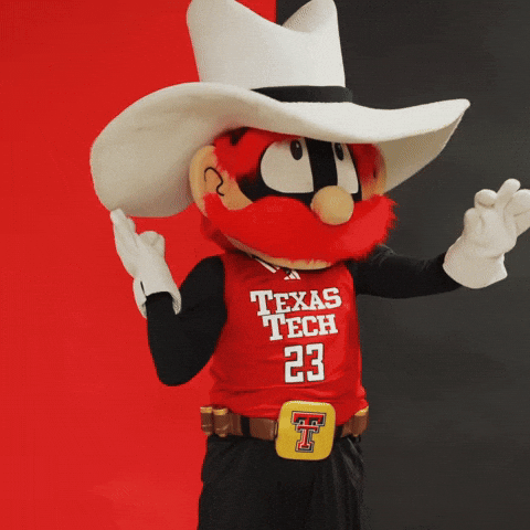 Texas Tech Raider Red GIF by Texas Tech Basketball