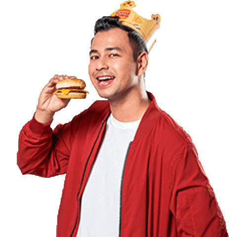 BurgerKingIndonesia delivery cheeseburger bk burger king Sticker