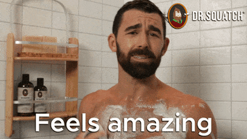 Shower Feels GIF by DrSquatchSoapCo