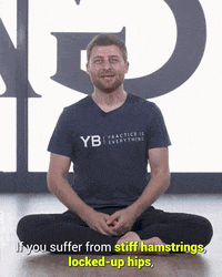dynamic stretching exercise to loosen the stiff hamstring muscles GIF by  ePainAssist