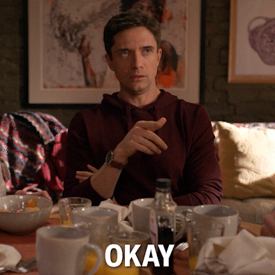 Withdraw Topher Grace GIF by ABC Network