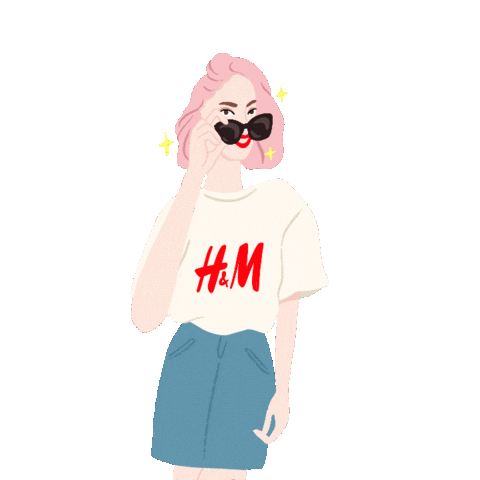 HM fashion recycler Sticker