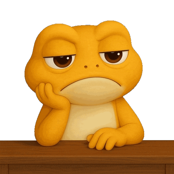 Bored Still Waiting Sticker by Turbo Toad