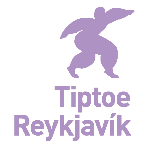 Tiptoe Sticker by Visit Reykjavík