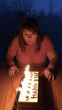 Birthday Cake Candles With Flickering Fl... | Stock Video | Pond5