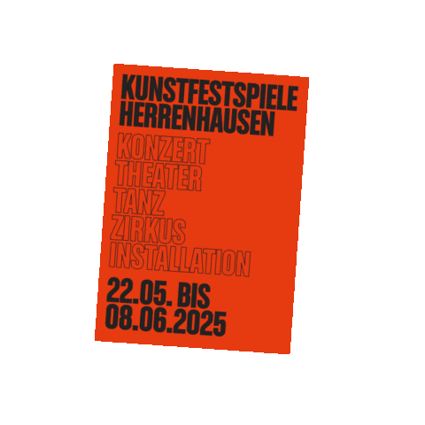 KunstFestSpiele Herrenhausen Sticker
