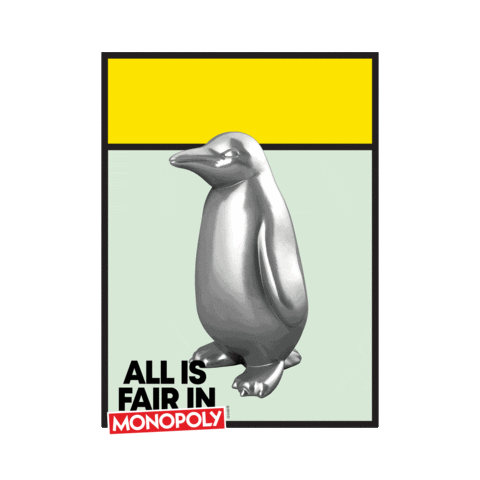 Penguin Sticker by Monopoly
