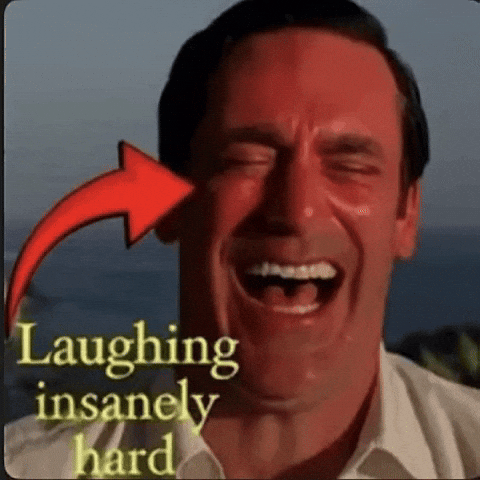 Mad Men Laughing GIF