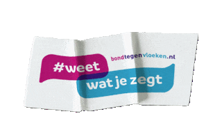 Bond tegen Vloeken Sticker