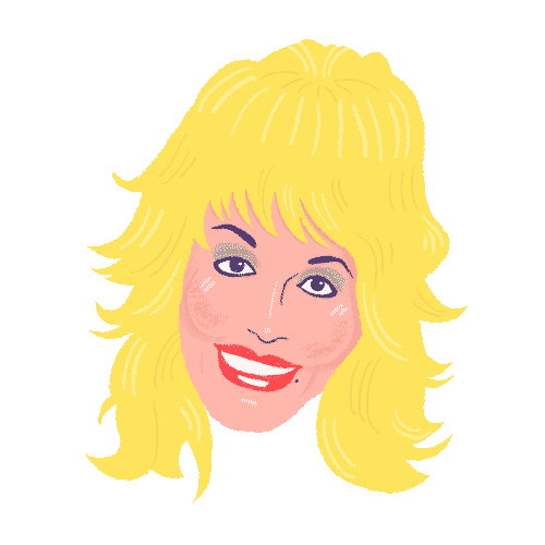 Dolly Parton Celebrity Sticker by You Must Know Everything