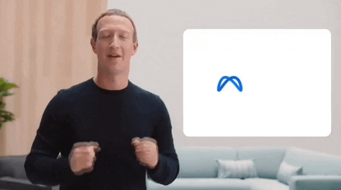 Mark Zuckerberg Meta Announcement GIF