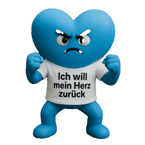 Herz Sticker by level up your social media / Manja Elsässer