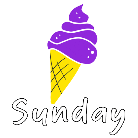 Sunday Desing Sticker by GoPublicidad