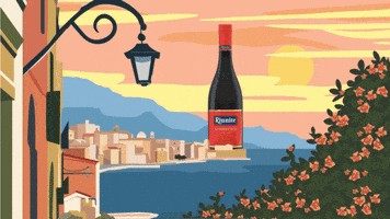 Pizza Lambrusco GIF by Riunite
