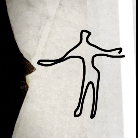 Run Silhouette GIF