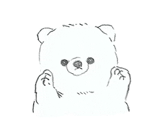 Bear シロクマ Sticker
