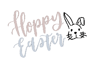 Happy Easter Bunny Sticker