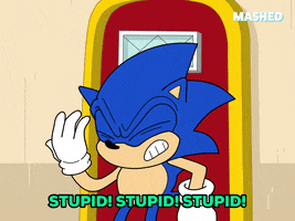 Youre Stupid Sonic The Hedgehog GIF by Mashed