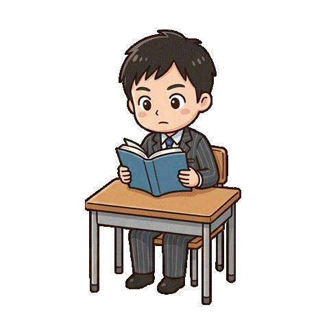 勉強 Sticker