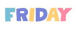 Friday Sticker by Sixtwo Pilates & Yoga
