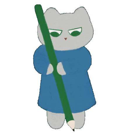 Cat Drowning Sticker