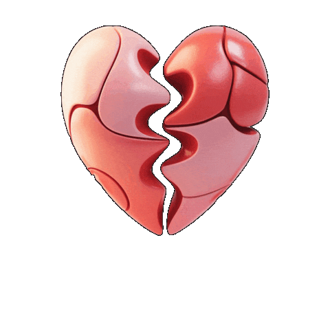 Broken Heart Love Sticker by Seorang Zaki