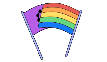 Pride Flag Sticker by Cyera